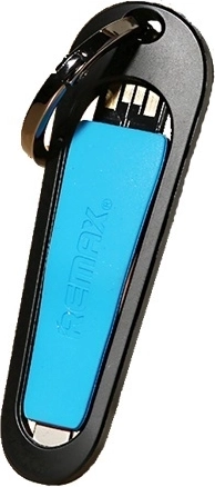 Remax RC-024i court câble Lightning 8 cm bleu pour trousseau