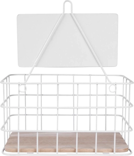 Structure métallique résistante avec fond en chêne