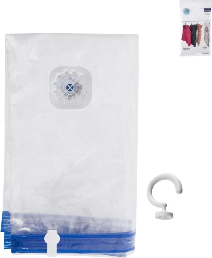 Sac sous vide suspendu pour vêtements et linge de lit Orion 70 × 104 cm