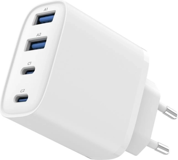 4 ports pour recharger plusieurs appareils en même temps
