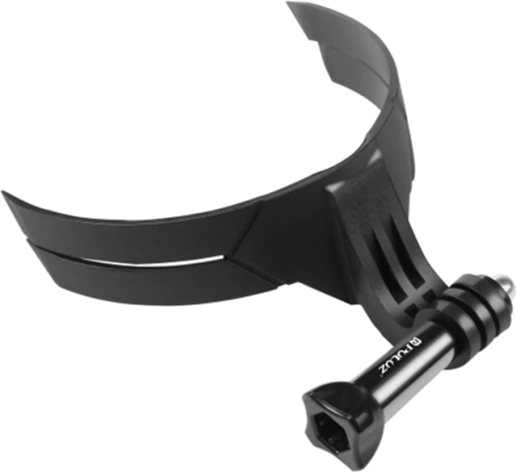 Support de caméra d’action pour sangle de mentonnière de casque Puluz (noir)