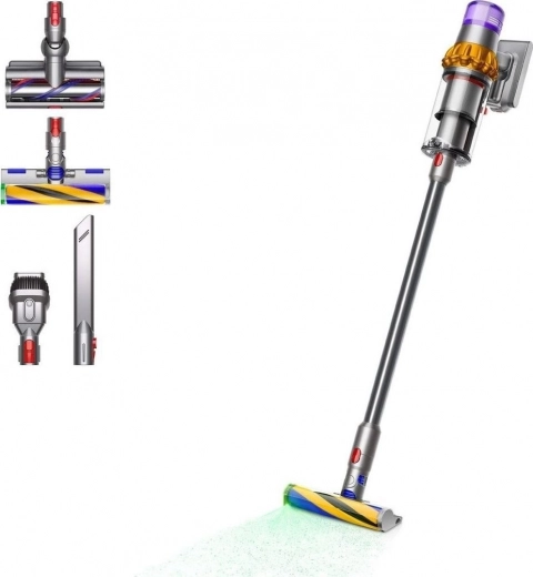 Aspirateur balai sans fil dyson v15 detect absolute (2023), jaune/nikel