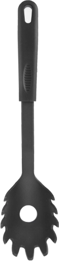 Cuillère à spaghetti Blackline en thermoplastique PBT noir 31 × 7 cm
