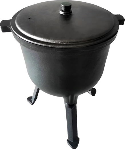 Cuisson stable directement au-dessus des flammes