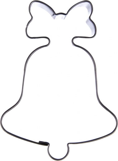 Emporte-pièce en acier inoxydable en forme de clochette, 6 cm