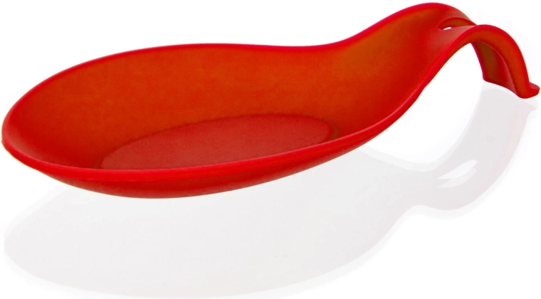 Coupelle repose-ustensiles en silicone CULINARIA, rouge