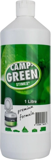 Recharge écologique pour réservoir à déchets de toilettes chimiques Camp Green 1 l