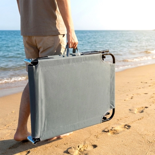 Structure pliante avec poignées de transport