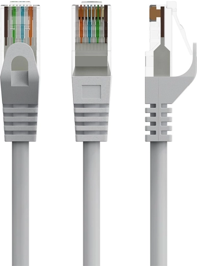 Câble réseau patch Cat 6 UTP 0,5 m gris