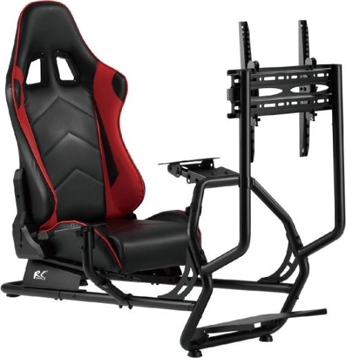 Support avec volant pour simulateurs de course
