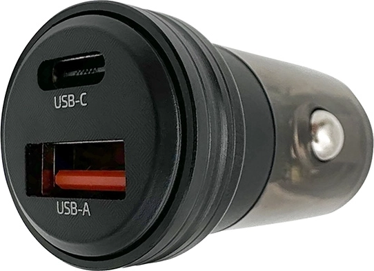 Solight chargeur rapide pour voiture 30 W USB-C + USB-A - 1 pièce