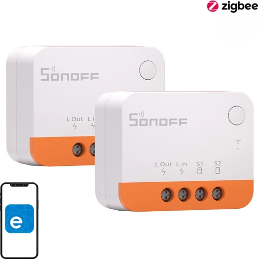 Sonoff zbmini l2 interrupteur intelligent mini zigbee – lot de 2 pièces