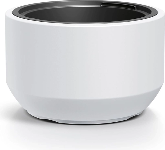 Pot de fleurs avec insert 39 cm blanc HEOS