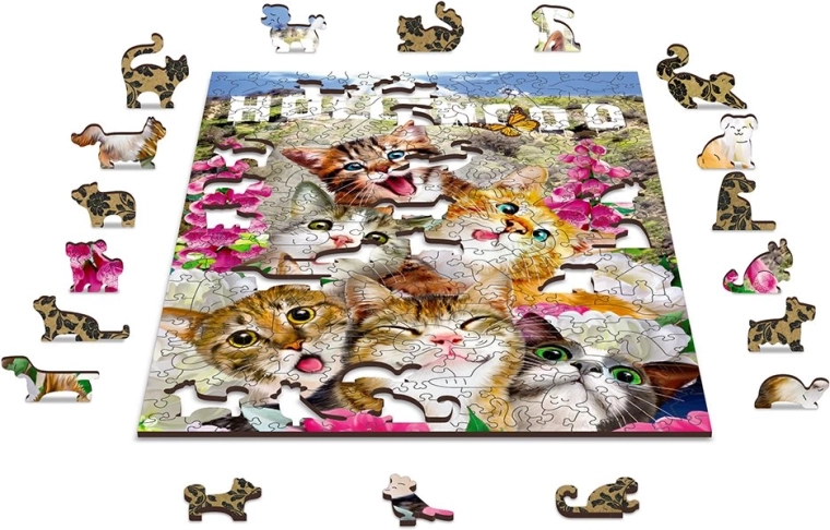 Puzzle en bois écologique