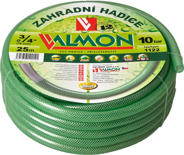 Tuyau d’arrosage 3/4" 25 m TRA ZE, transparent vert clair