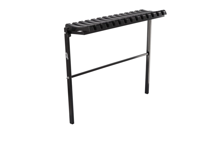 Banc de cimetière pliant 86 cm noir - 1 pièce