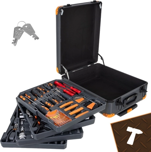 Organisation claire dans 4 inserts amovibles