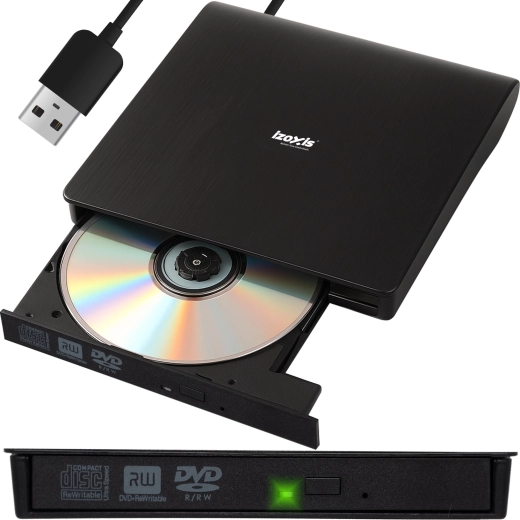 Lecteur/graveur CD/DVD externe Izoxis