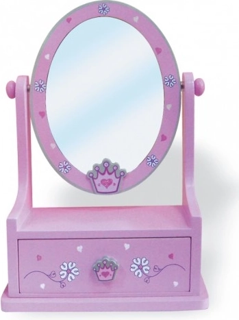 Miroir pivotant pour une utilisation confortable