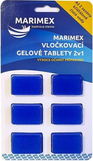 Tablettes gélifiées floculantes Marimex 2-en-1