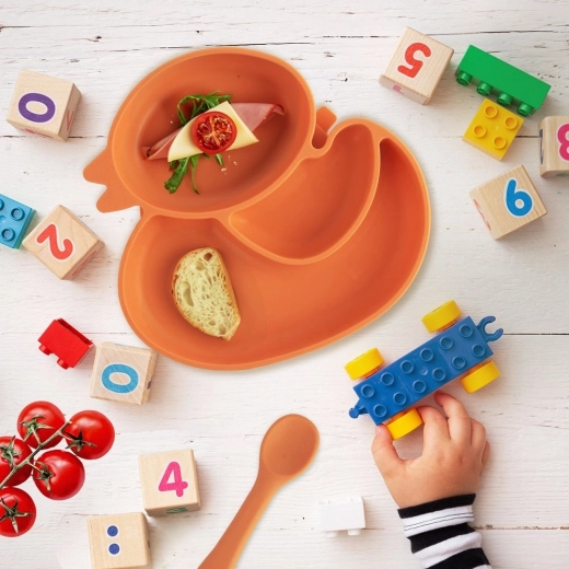 Trois compartiments séparés pour une alimentation variée