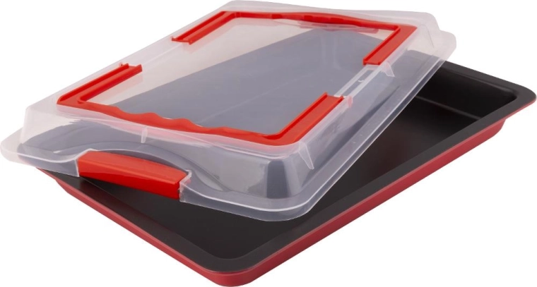 Plat à four Lamart Dolce avec plateau en plastique 42,3 × 29,2 × 4 cm