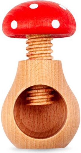 Casse-noix en bois Toro champignon amanite tue-mouches