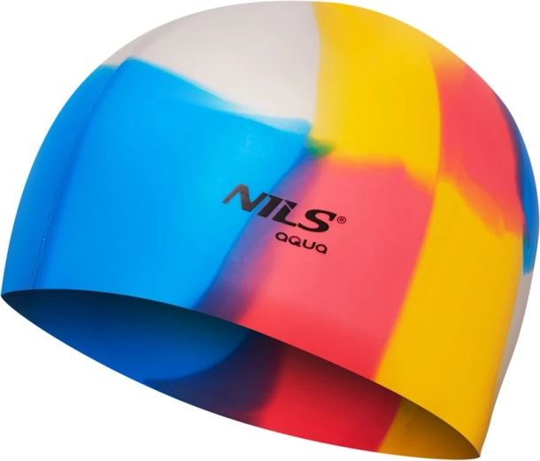 Bonnet de bain en silicone NILS Aqua NQC Multicolor
