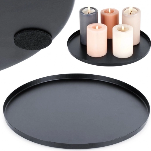 Agencement sûr des bougies