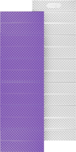 Tapis de sol en mousse pliant avec couche d’aluminium, violet