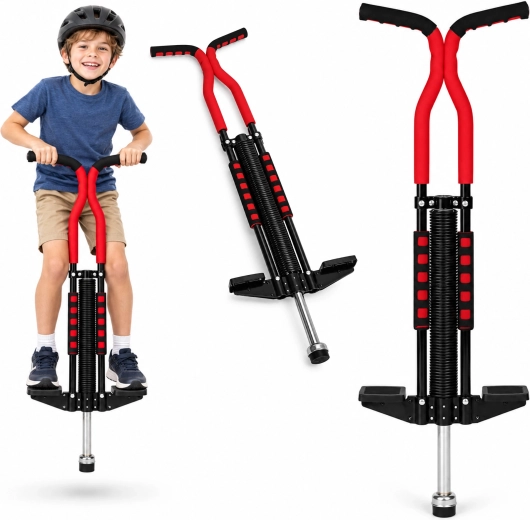 Bâton sauteur pour enfants jusqu’à 80 kg, noir