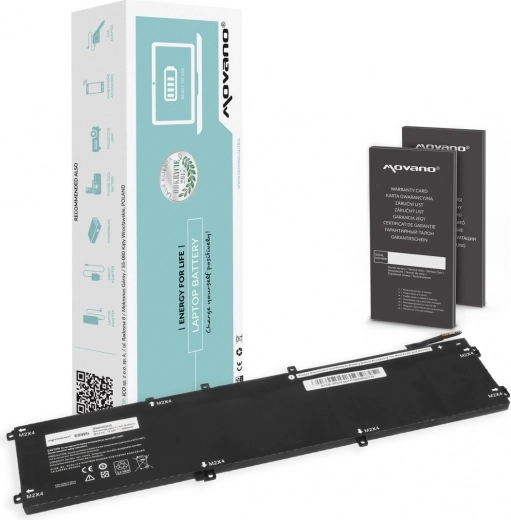 Batterie Movano pour Dell XPS 15 9550, 6000 mAh (69 Wh)