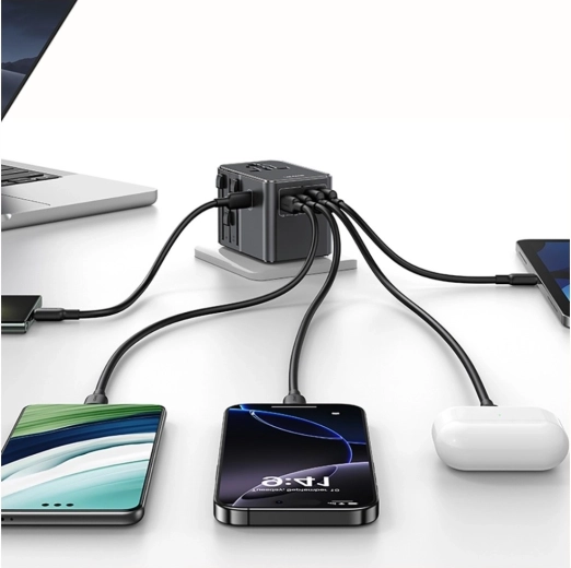 Puissance jusqu’à 70 W et charge jusqu’à 6 appareils