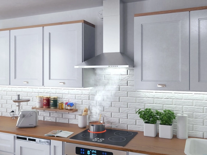 Aspiration puissante pour une cuisine plus fraîche