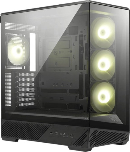 Boîtier PC MSI MAG PANO 130R avec verre trempé renforcé