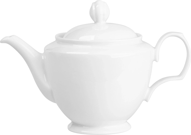 MariaPaula Klasyka théière en porcelaine blanche 0,6 l