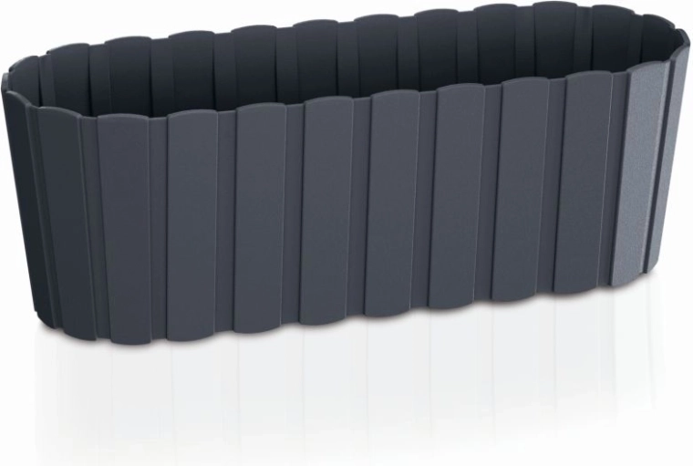 Jardinière en plastique Boardee Case 38,3 cm anthracite