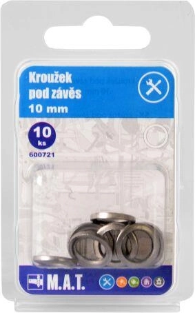 Rondelles d’écartement pour charnière 10 mm (10 pcs)