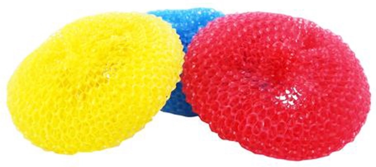 Éponge métallique en plastique TORO, lot de 3