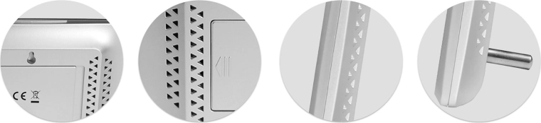 Design élégant et support pratique