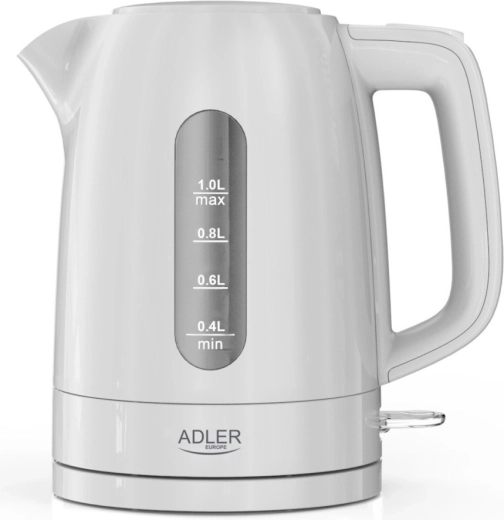 Bouilloire électrique Adler 1 l blanche