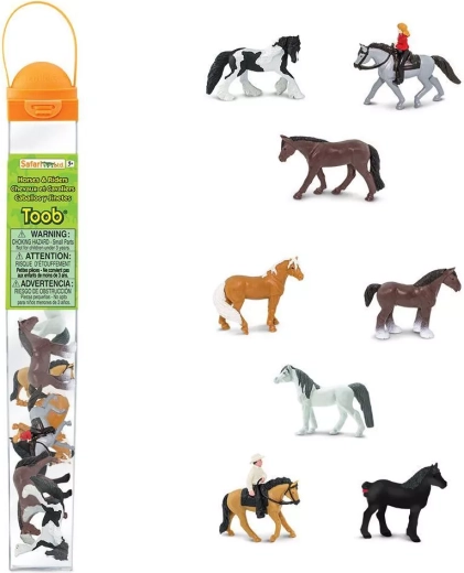 Safari Ltd. tube chevaux et leurs cavaliers