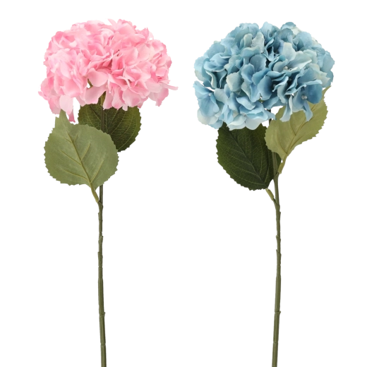 Hortensia synthétique – branche décorative 69 cm