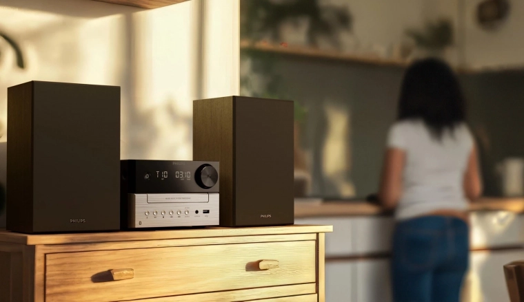CD, radio FM, USB et AUX – tout au même endroit