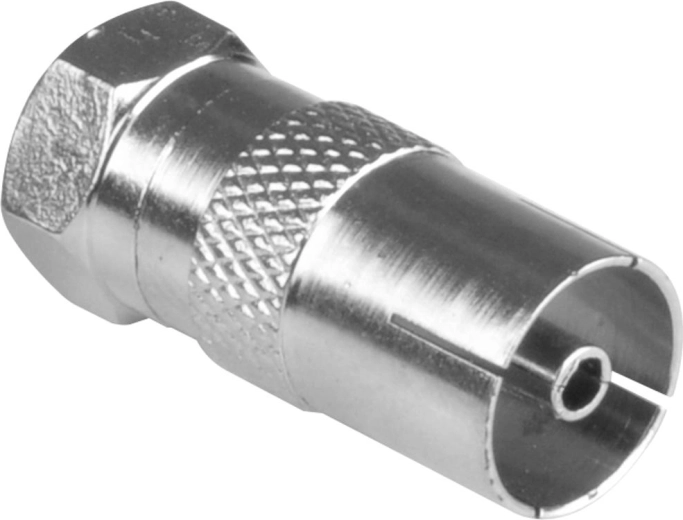 Adaptateur à visser Sencor, connecteur F mâle vers prise TV coaxiale