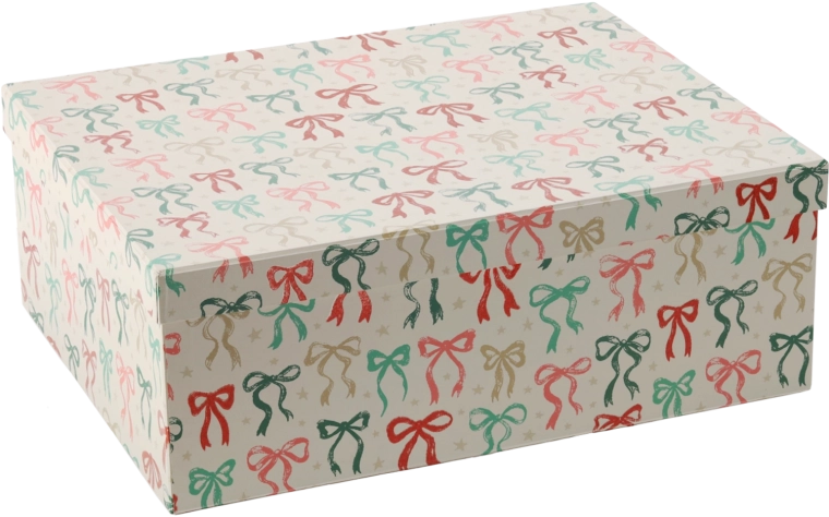 Boîte cadeau de Noël Kokarda (nœud) 43 × 34 × 15,5 cm