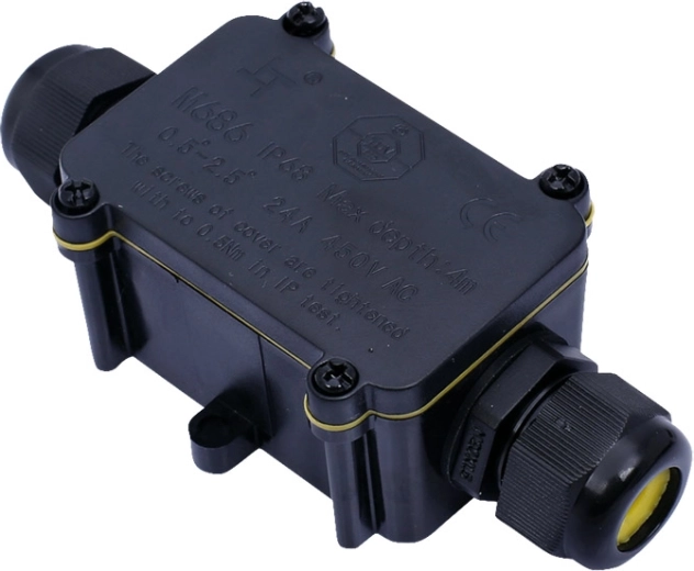 Boîte de raccordement étanche Solight IP68 pour câbles de 4 à 11 mm