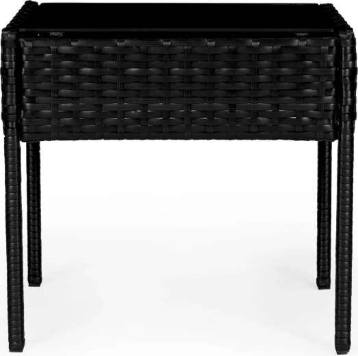 Table sûre avec verre trempé