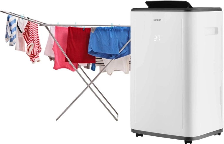 Déshumidification puissante et séchage du linge