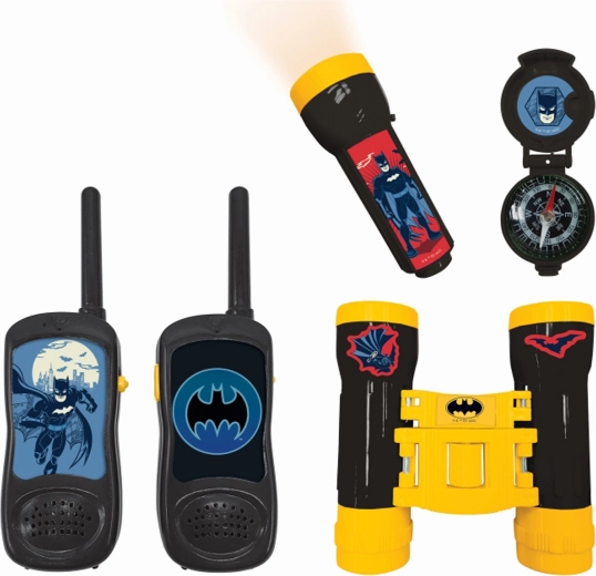 Coffret d’aventure BATMAN avec talkies-walkies, lampe de poche et jumelles